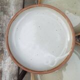 6 stoneware dessert plates