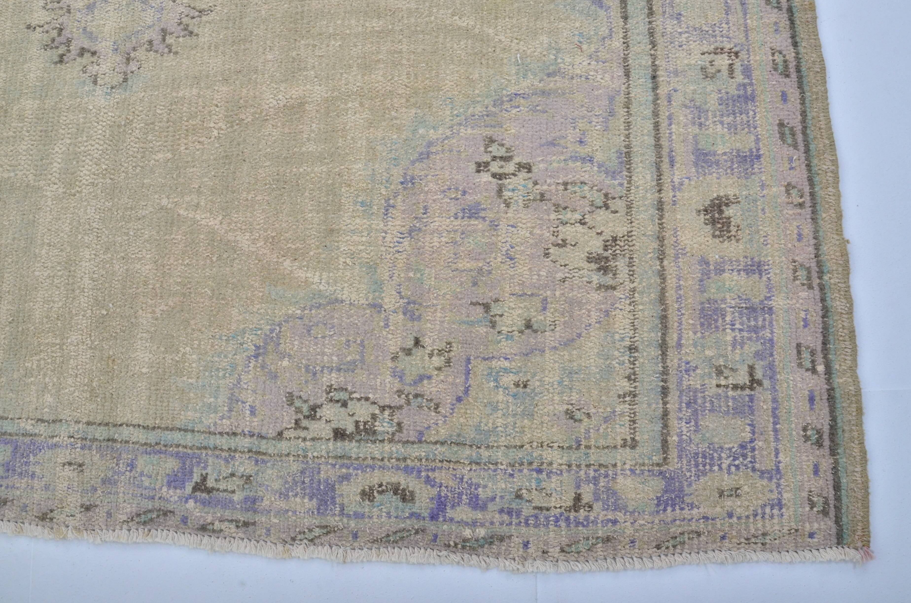 Tapis vintage turc Oushak sku 3201