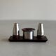 Vintage salt and pepper shakers, Denmark 80s