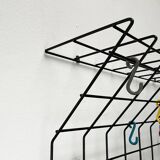 Minimalist German coat rack from the mid-century, 1960s.
