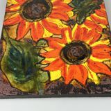 1960s/70s Wall Picture Wall Plate Ceramic Ruscha Hand-Painted Number 769