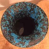 Large enameled vase