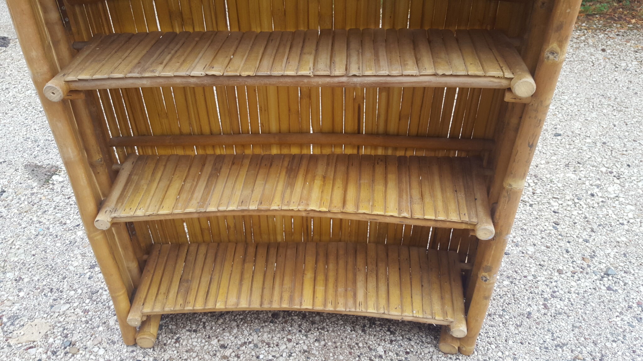 Vintage bamboo bar
