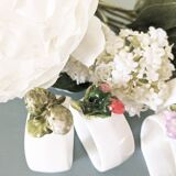 Set of 4 slip napkin rings.