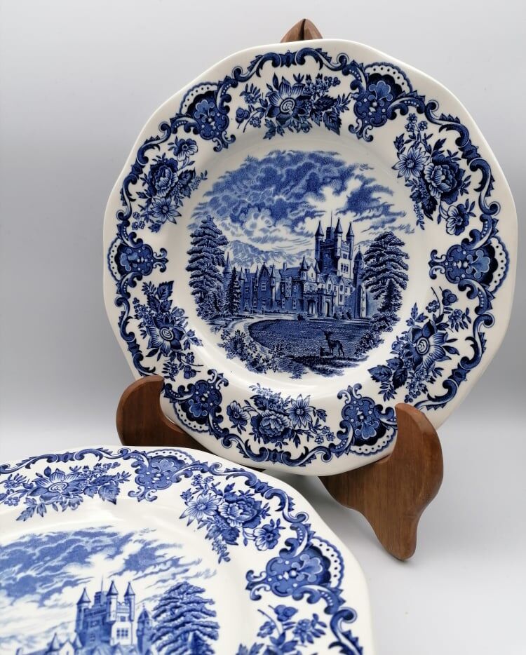 English porcelain plates
