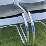 Paire de chaises MR 10 avec lacets Mies Van der Rohe, Knoll International