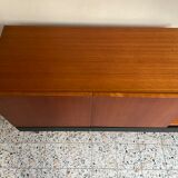 Asymmetrical vintage teak row