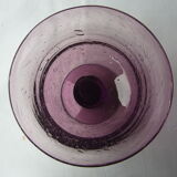 Biot purple blown glass cocktail service