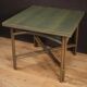 Italian design table in exotic wood from the 80s