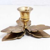Vintage brass candle holder