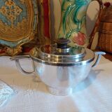 Art Deco silver-plated sugar bowl