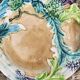 2 barbotine plates