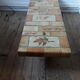 Coffee table Roger Capron model "herbarium"