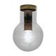 Plafonnier en verre teinté par Frank Ligtelijn pour Raak Amsterdam, années 60