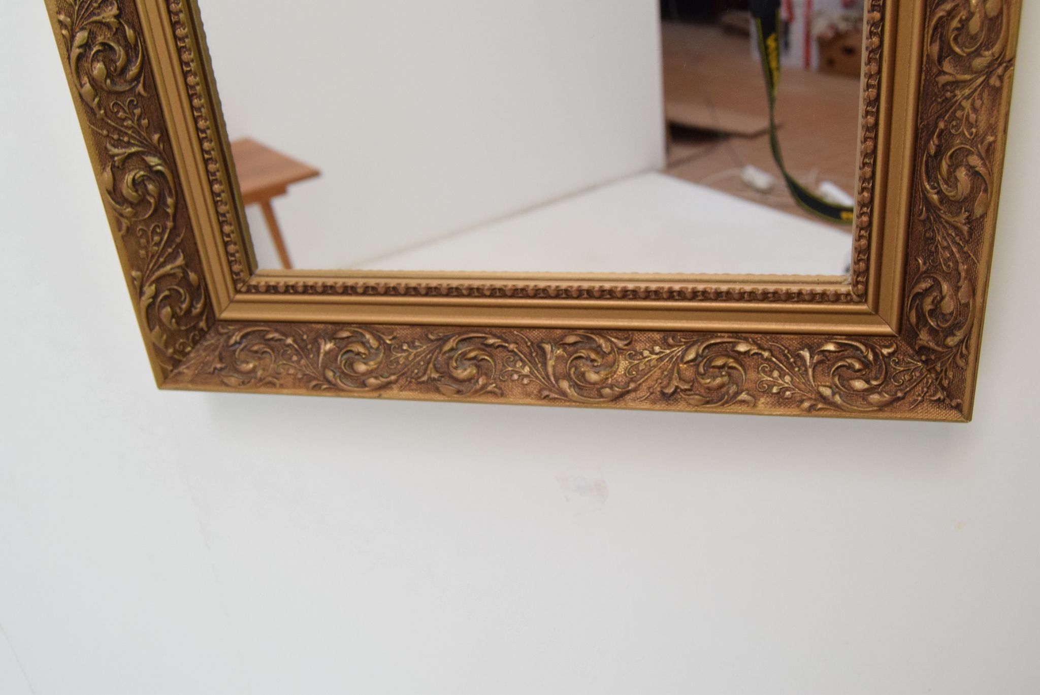 Miroir du milieu du siècle années 1960 53x36cm