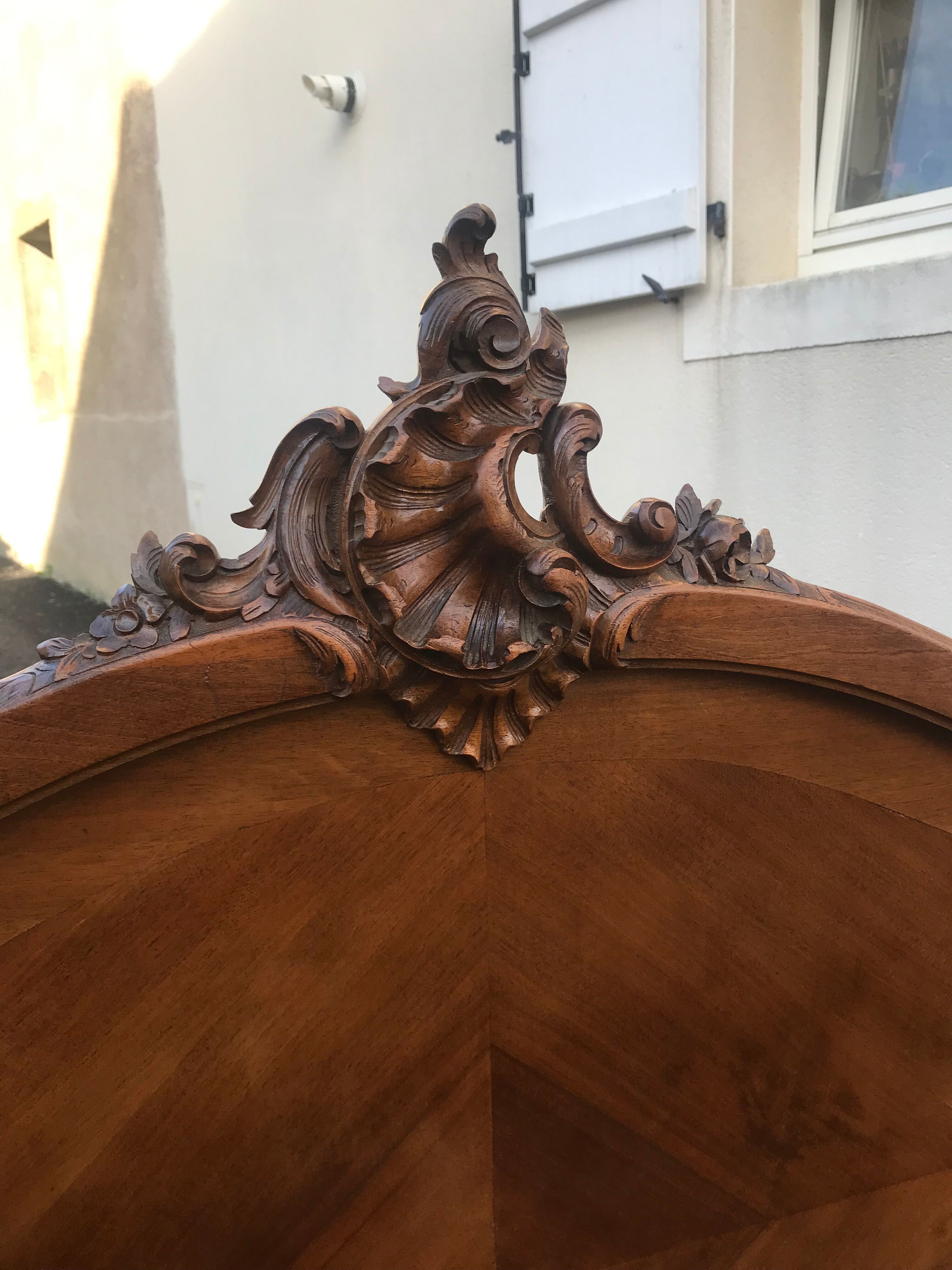 Bed Louis XV Rocaille