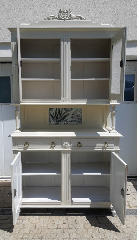 Vintage double body Parisian style kitchen buffet