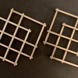 Pair of stretchy French underwear in silver metal, 1940