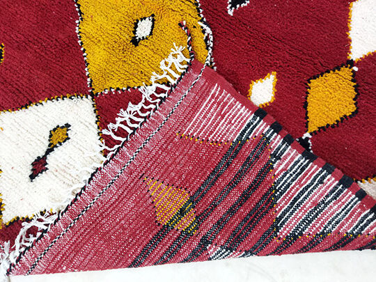 204x176cm moroccan berbere carpet