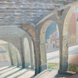 Oil painting The Colonnade