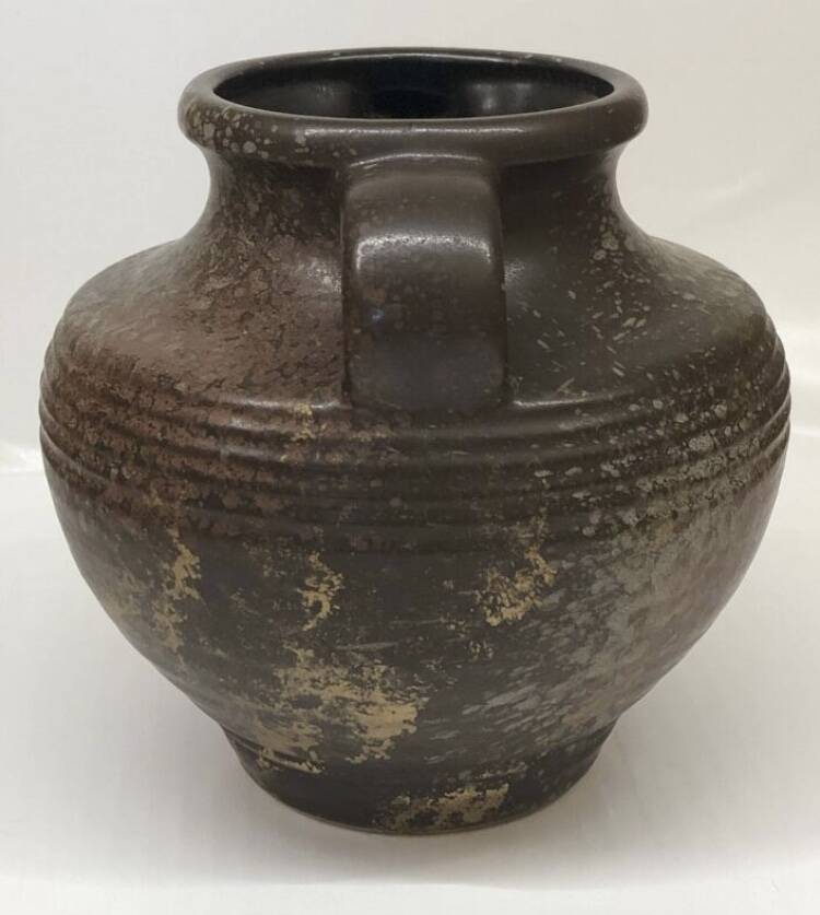 West Germany golden brown vase