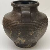 West Germany golden brown vase