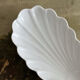 Small shell-shaped ramekin in antique Pillivuyt porcelain.