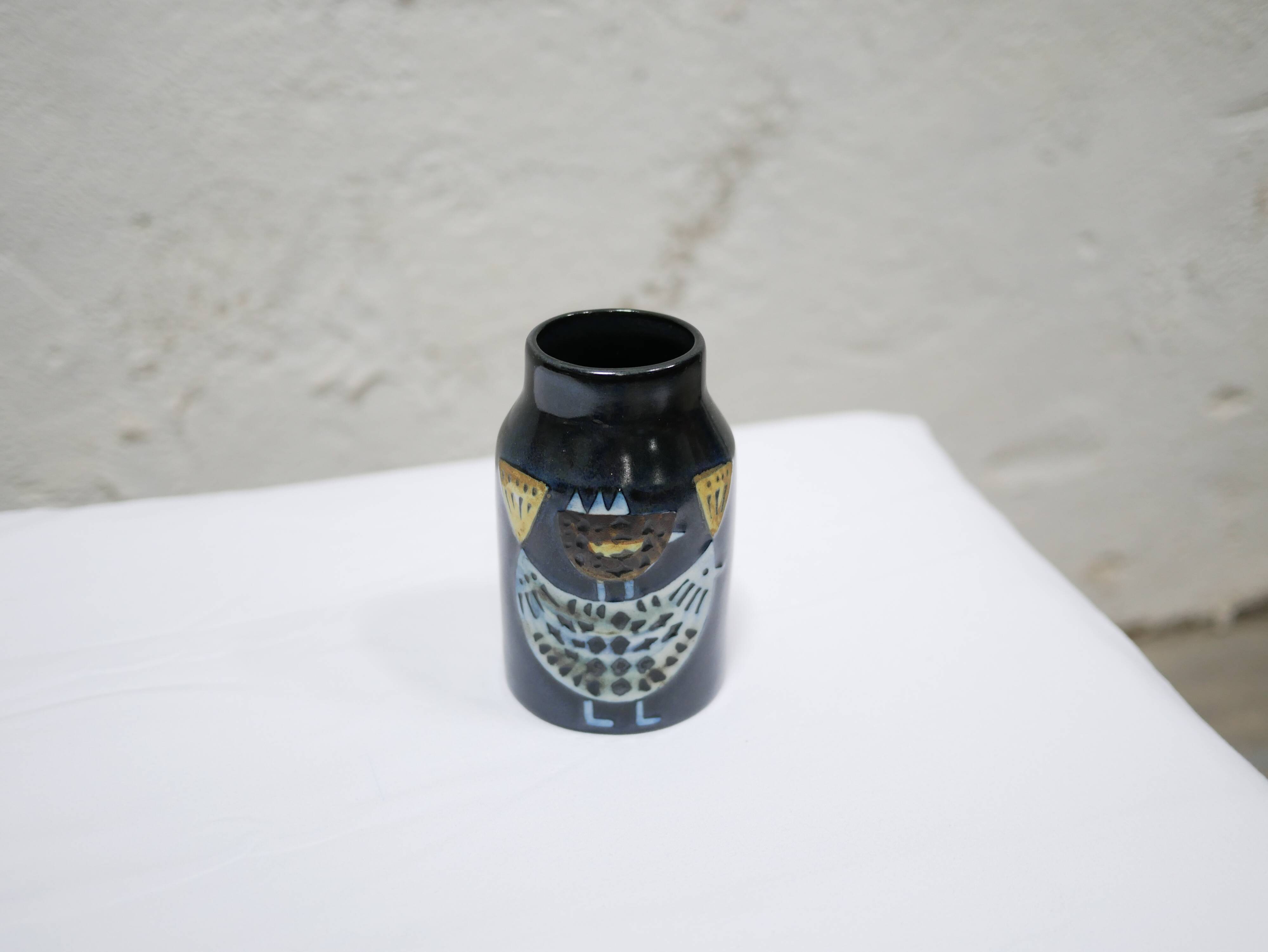 Vintage Scandinavian ceramic vase by Lisa Larson for Gustavsberg