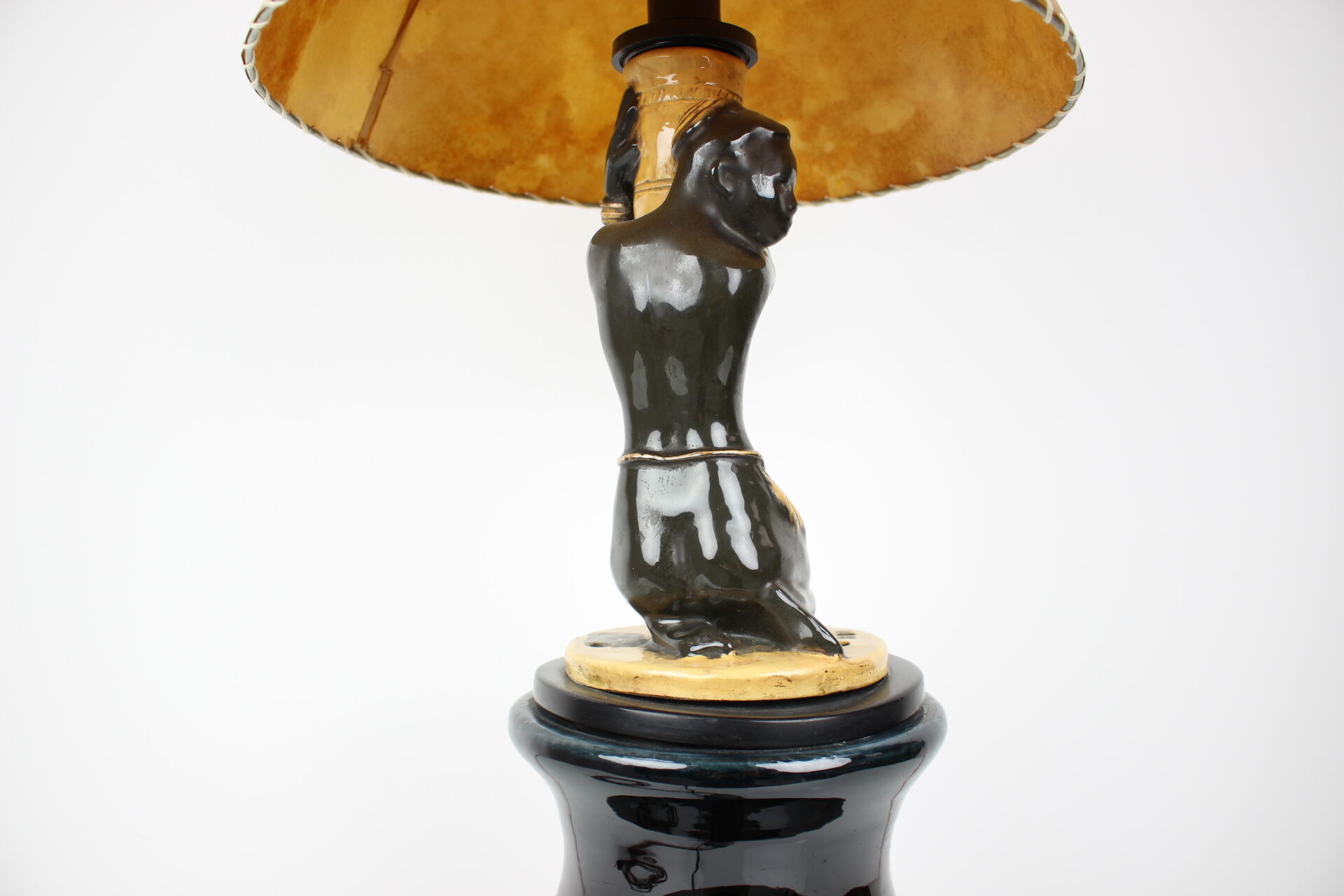 Art Deco lamp with loudspeaker, Stilton, 1930s, Czechoslovakia