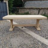 Solid walnut monastery table