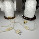 Vintage Italian table lamps, 1970s, set of 2