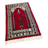 Vintage woven wool rug 130x80