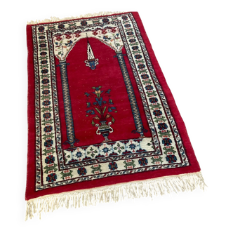 Tapis vintage en laine tissée 130x80