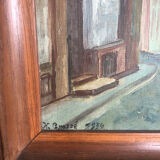 Colmar street oil on canvas