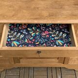 9-drawer art deco sideboard in solid raw oak