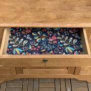 Buffet 9 tiroirs art déco chêne brut massif