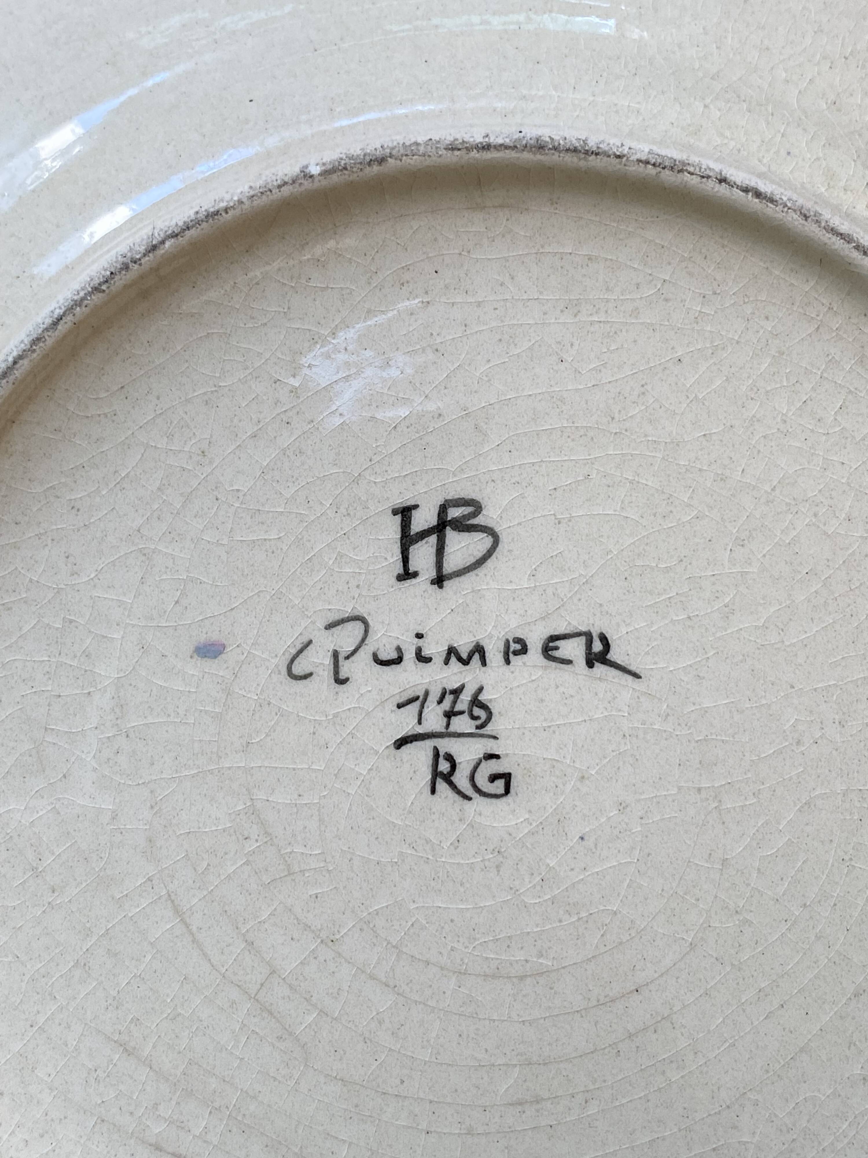 Hollow Plate HB Quimper R-M/176