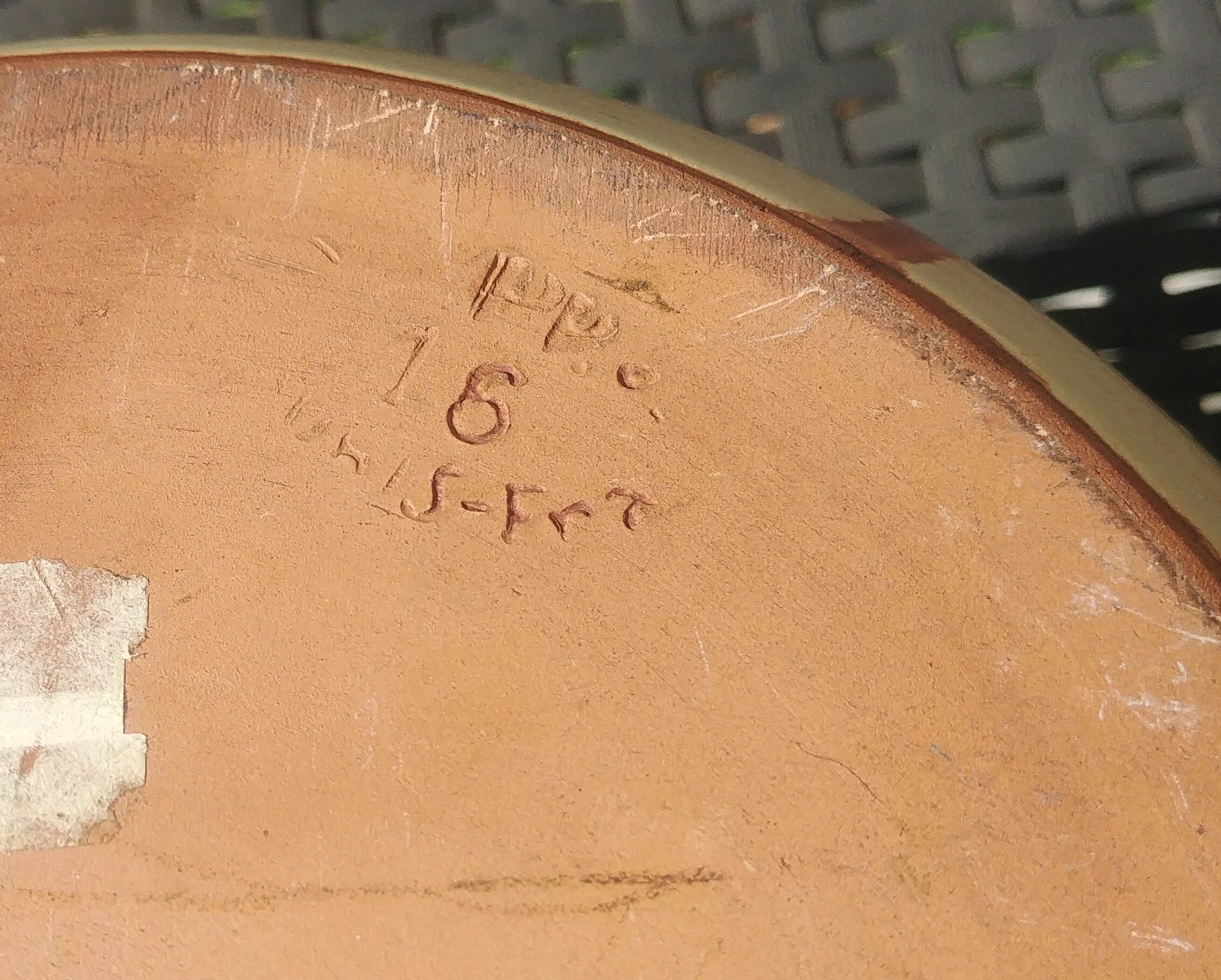 Soup bowl/table bin Vieux Grès de Vallauris F.P.P. Vintage