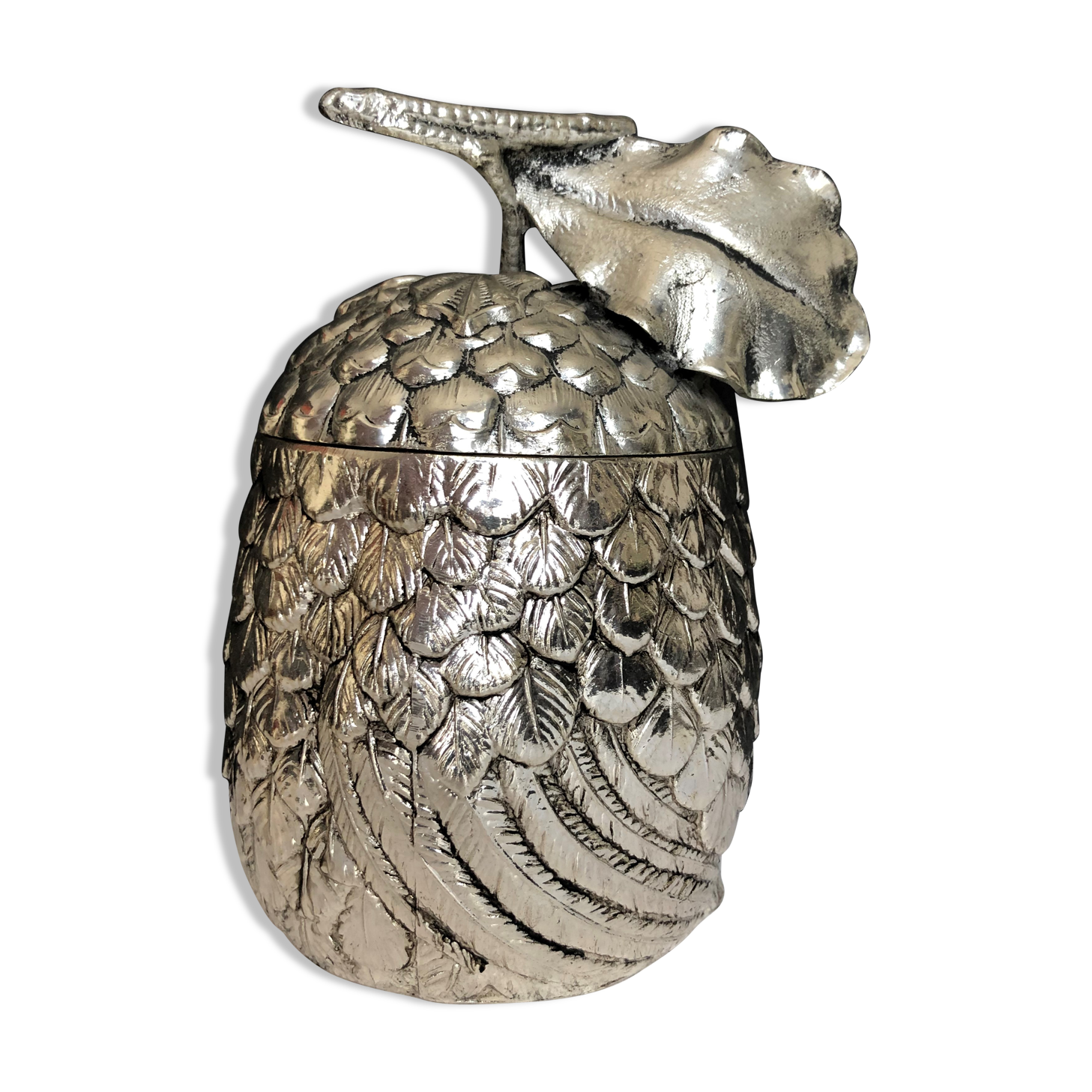 Vintage metal ice bucket
