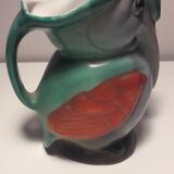 Pichet ancien zoomorphe en porcelaine forme toucan