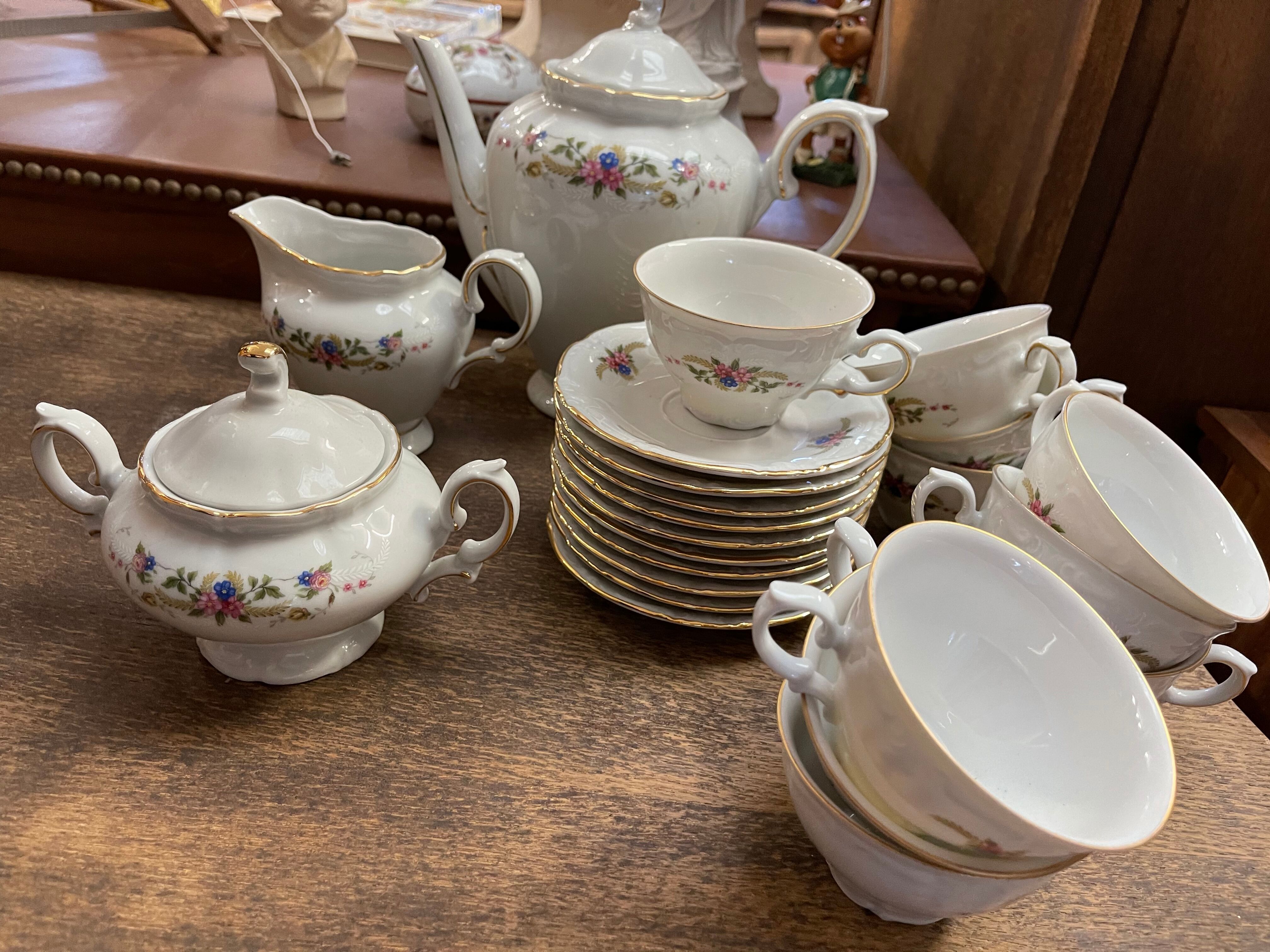 Porcelain coffee service