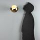 Adjustable vintage wall lamp in metal, design, Italy, 1960s