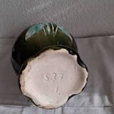 Art Nouveau pitcher in slipware