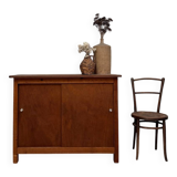 Vintage sideboard with sliding doors
