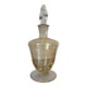 Vintage glass carafe with sculpted stopper