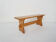 Scandinavian modern pinewood bench, 1960's
