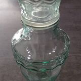 Small glass bottle with stopper