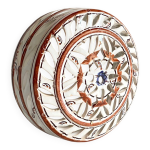 Applique artisanale céramique - bleu