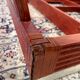 Wicker boat shaped bed by Maugrion 60s -70s