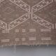 Vintage Turkish kilim, handwoven, 167x238 cm.
